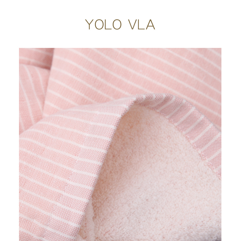 悠恋娜YOLO VLA棉花毛巾纯棉方巾成人男女婴儿童全棉洗脸吸水小毛巾3条装