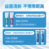 云南白药牙膏地球日套装家用家庭装去去牙渍口气清新去口臭