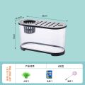 塑料桌面鱼缸透明生态高清鱼缸带盖创意造景小型客厅金鱼盖 均码 大号带盖常规款黑色