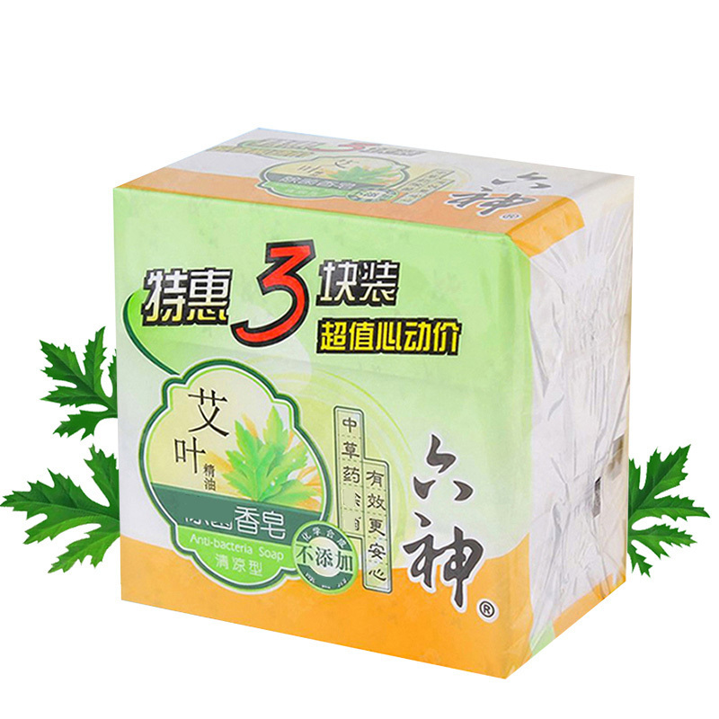 六神艾叶香皂(清凉型)6块装125g*6高清大图
