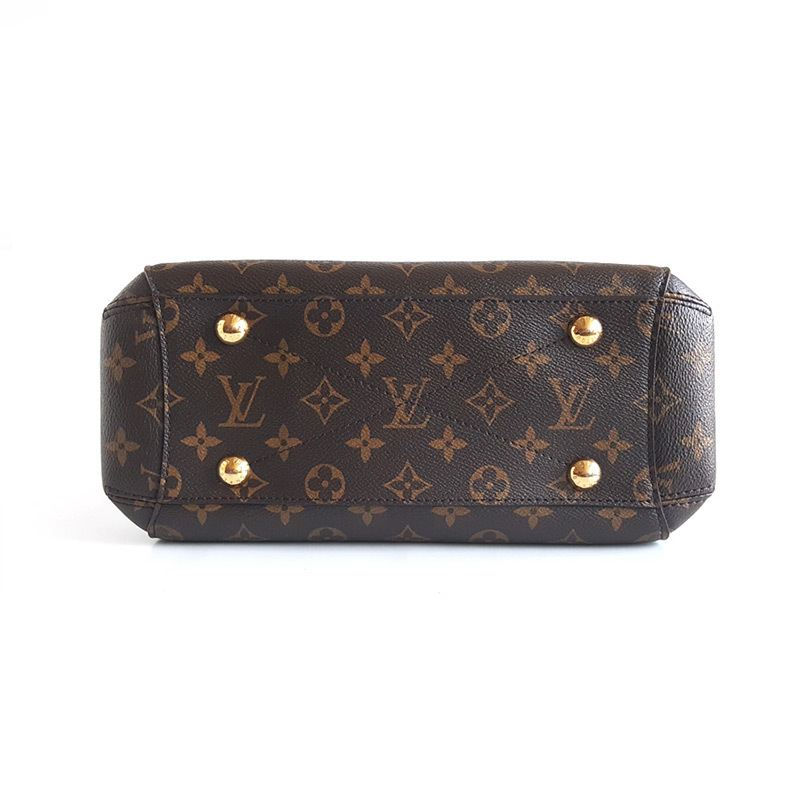 二手正品lv路易威登女包棕色老花蒙田montaignebb手提单肩包lv蒙田包