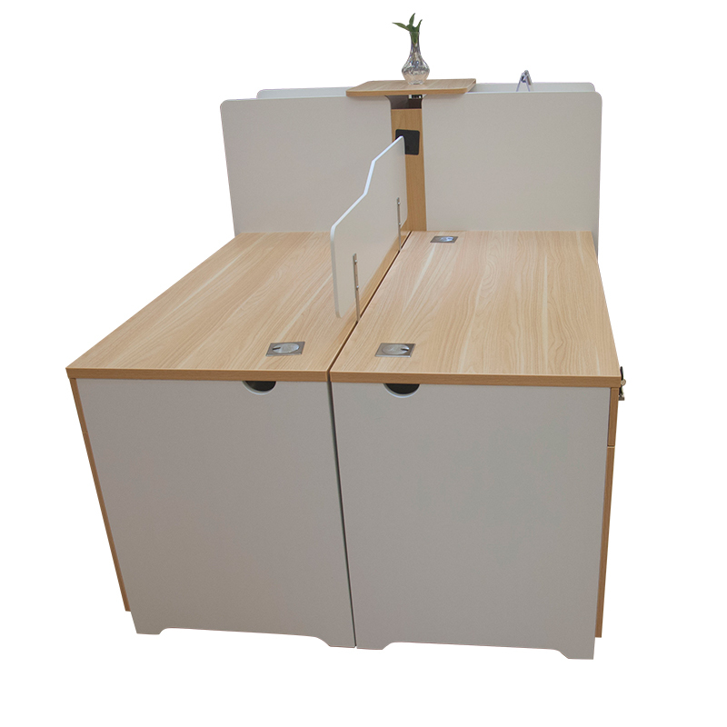 鸿业盛大FSH70-0265办公家具办公桌组合员工桌屏风工作位卡座职员办公桌简约现代1600L*1250W*1200H高清大图