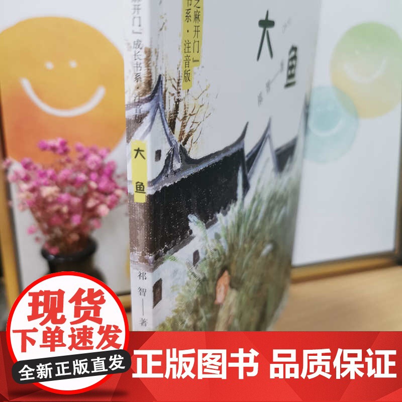 大鱼/祁智芝麻开门成长书系(注音版),16开全彩印刷,超多美图,带来非凡的阅读感受/展现了乡村童年的纯良与艰辛高清大图