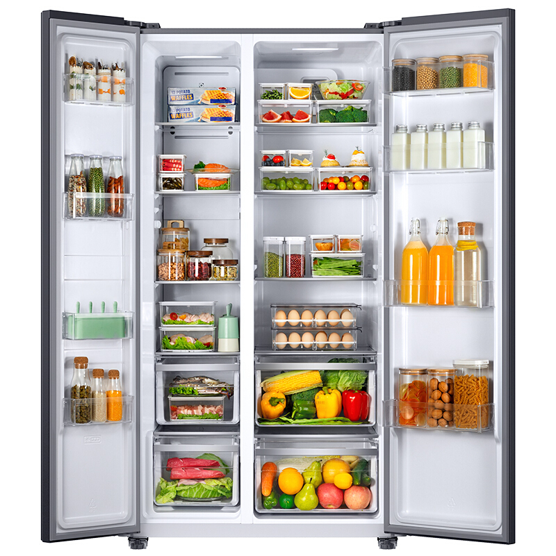 家用电冰箱 一级能效双变频 银离子杀菌内置小爱语音互动bcd-540wmla