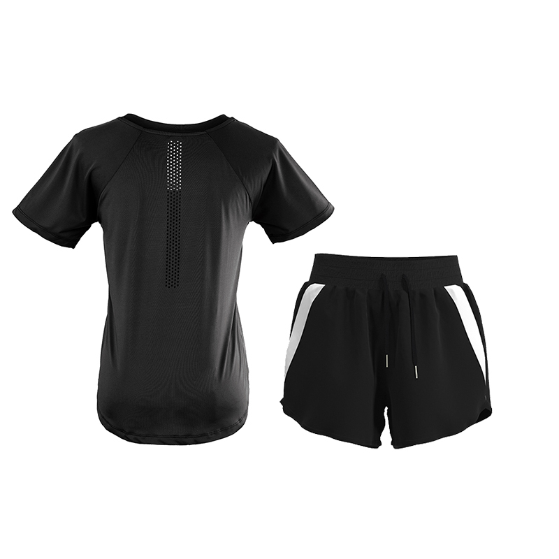 艳如飞大码休闲运动套装女夏宽松显瘦短袖两件套mm200斤洋气减龄跑步