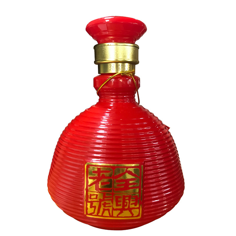 [老八大名酒]51.8度全兴老号和顺(红)浓香型白酒375ml*6整箱装高粱粮食酒高度白酒婚宴送礼