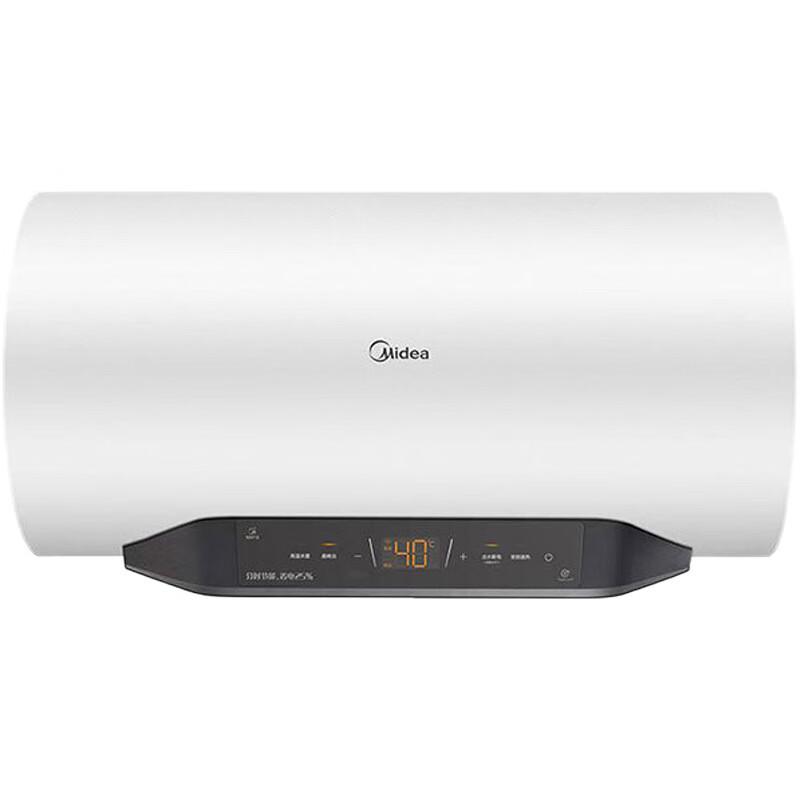 美的(Midea)80升变频速热遥控数显电热水器极地白一级能效 F80-22DE5(HEY)