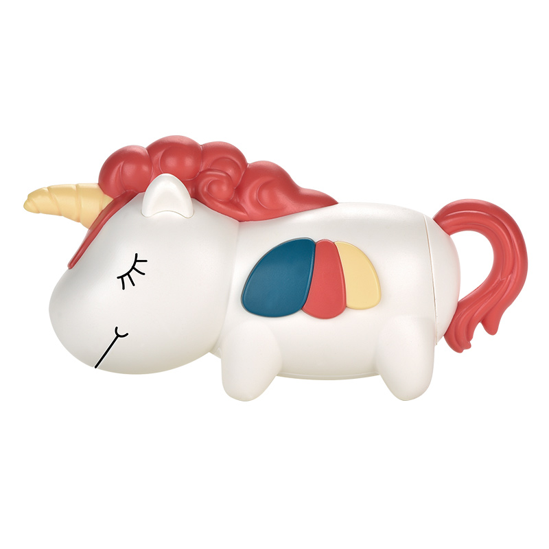 婴侍卫 独角兽抽拉式水枪 水炮玩具 TY004-4 红/黄/蓝 颜色随机高清大图