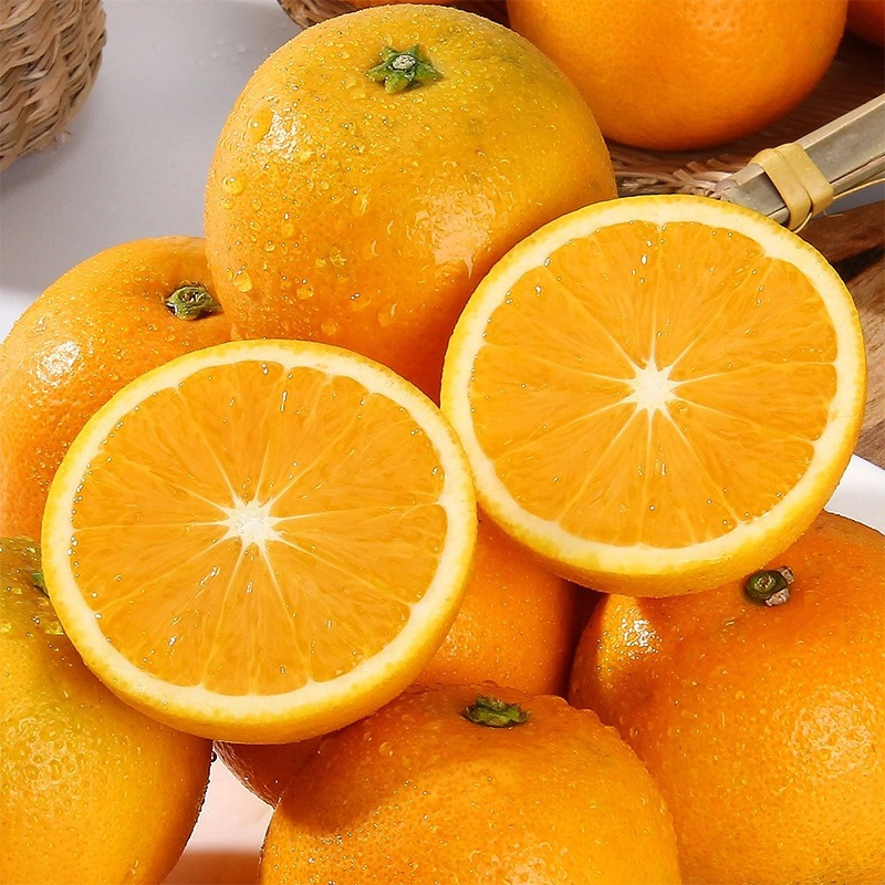 辰划算新鲜冰糖橙新鲜橙子水果当季整箱脐果冻甜橙超甜手剥橙子