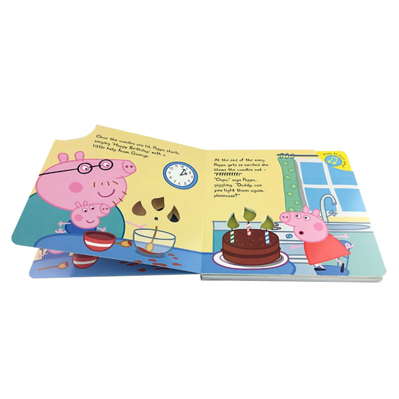 [正版]小猪佩奇生日书 英文原版 Peppa Pig Happy Birthday Mummy Pig Recorda高清大图