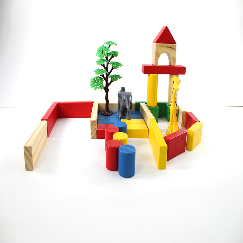 行知城建构区幼儿园室内区域游戏活动材料专业早教教具玩具