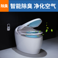 湯川秀樹 智能马桶 中小户型专用 小尺寸全自动家用一体式250-400mm坑距 即热遥控自动冲水烘干智能坐便器