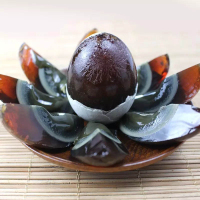 【中华特色】六安馆 牧鹅松花皮蛋溏心松花蛋大颗60-70g*20枚 散养麻鸭蛋河南阜阳特产1200g