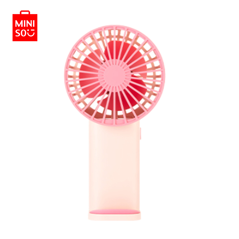 名创优品 (miniso) 名创优品手持夹子迷你小风扇子便携式 桌面风扇3档风力(粉色)高清大图
