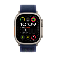 MXDG3CH/B Apple Watch Ultra 2 蜂窝 49 毫米原色钛金属表壳 蓝色野径回环式表带-M/L