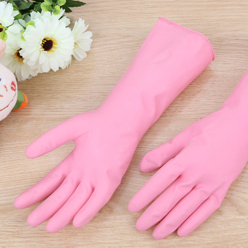 美丽雅 手套 乳胶防水 家务用 灵巧性小号高清大图