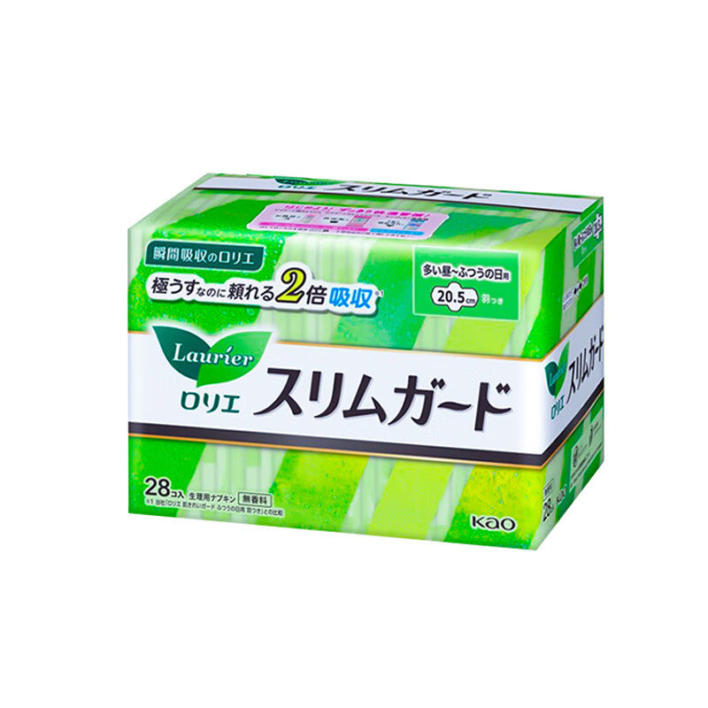 花王卫生巾乐而雅S系列日用20.5厘米28片