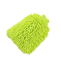 洗车手套雪尼尔珊瑚虫毛绒加厚汽车抹布双面擦车手套洗车清洁工具