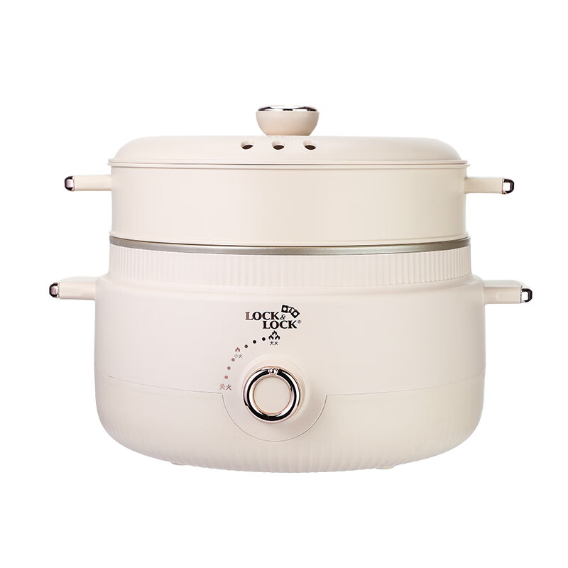 乐扣/小家电电火锅(多用锅)白色1400W