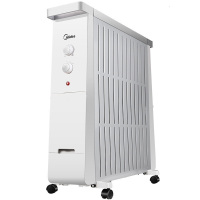 美的取暖器 NY2213-17B 13片电热油汀 防烫 节能家用取暖器 电暖器 2200W（机械旋钮款）