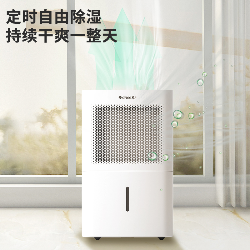 格力(GREE) 除湿机/抽湿机 除湿量40升/天 家用地下室 轻音干衣 复式别墅商用工业吸湿器 DH40EMA1A