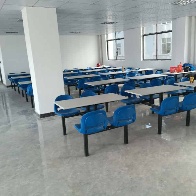 SUXINGAUTO 快餐桌椅食堂餐桌椅组合员工食堂餐桌椅