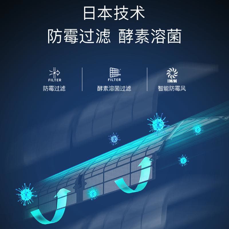 三菱重工空调 新1级能效 全直流变频1.5匹空调KFR-35GW/AIVBp 冷暖WIFI云智能控制挂机空调图片