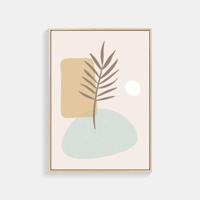 A 30*40黑色ps框 北欧卧室装饰画客厅抽象轻奢背景墙餐厅玄关治愈系花卉ins风挂画