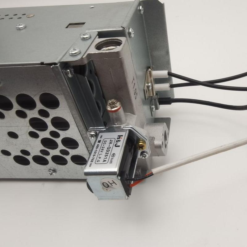 帮客材配法迪欧燃气热水器JSQ25-13DS(12T)火排(燃烧器)含点火针、感应针、分段阀高清大图