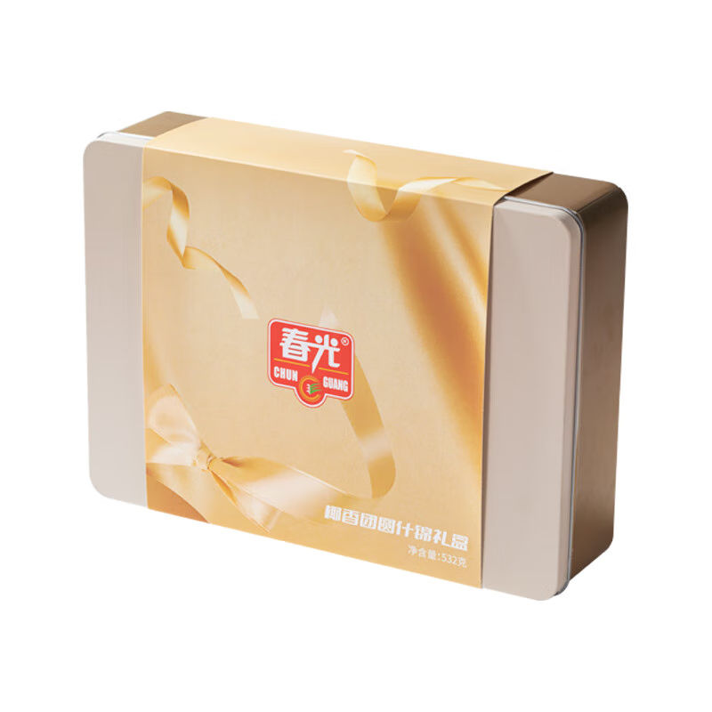 “椰香松脆小食礼盒 288g 椰香酥卷108g 椰蓉味凤凰卷100g 椰子味巴旦木曲奇80g”高清大图