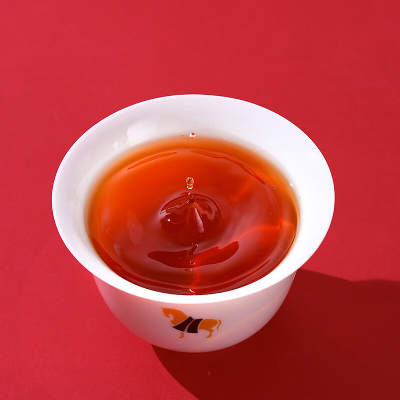 八马茶业(BAMA TEA) 普洱茶信记号 鸿运当头西双版纳熟普357g C1468高清大图