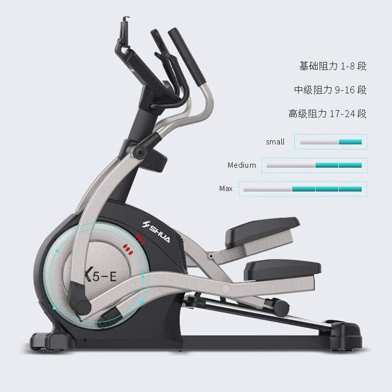 舒华(SHUA)SH-B6500E-Y1椭圆机X5-E家用登山机前驱磁控椭圆仪太空漫步运动健身器材