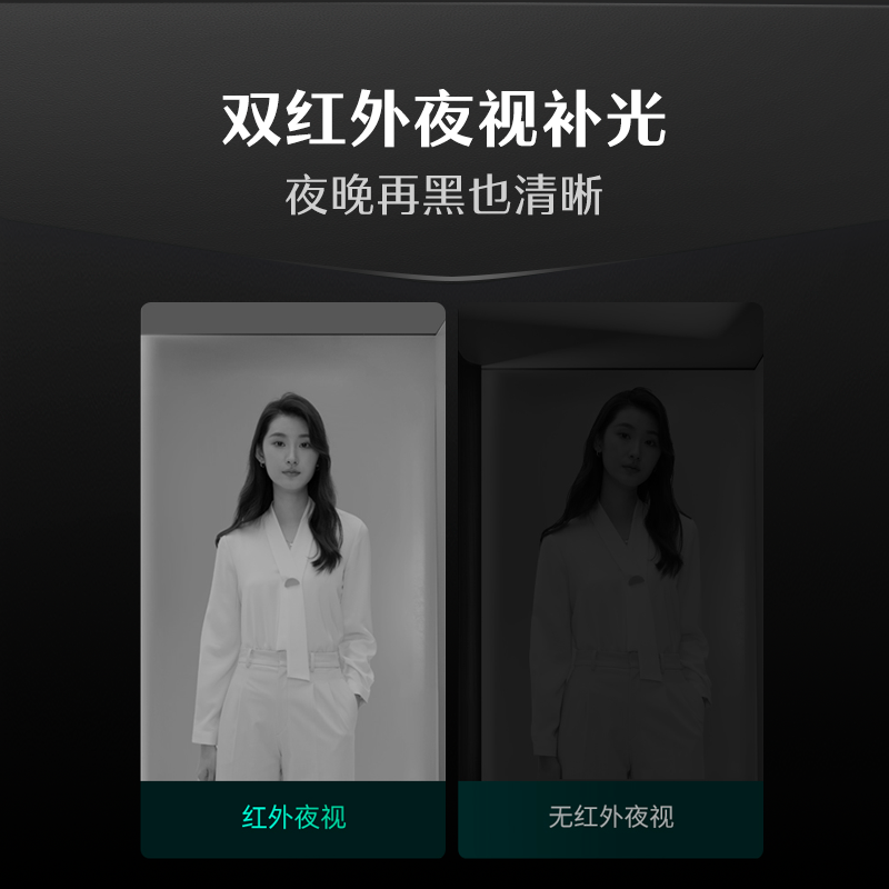 德施曼智能猫眼锁指纹锁密码锁全自动智能门锁Q5MPlus电子门锁家用防盗门智能锁高级黑高清大图