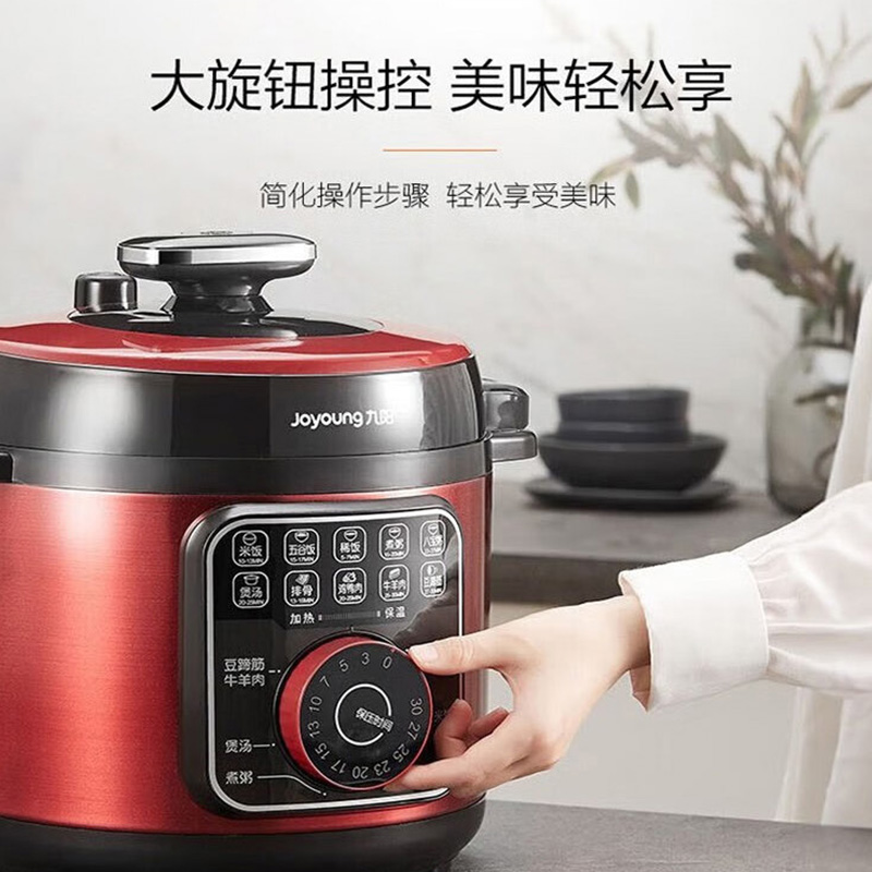 九阳电压力锅5L单胆饭煲加热保温电高压锅压力煲Y-50YL1高清大图