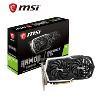 微星（MSI）GeForce GTX 1660 Ti ARMOR 6G OC 1860MHz GDDR6 电脑独立游戏电竞显卡 装甲师