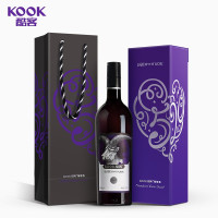 [任贤齐推荐]酷客KOOK 海天图Hytitude干红葡萄酒定制款13.5度750mL单支礼盒装