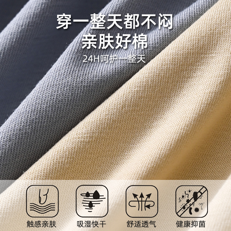 啄木鸟2025新款男士名牌内裤男款四角裤衩正品高档纯棉官方旗舰牌高清大图