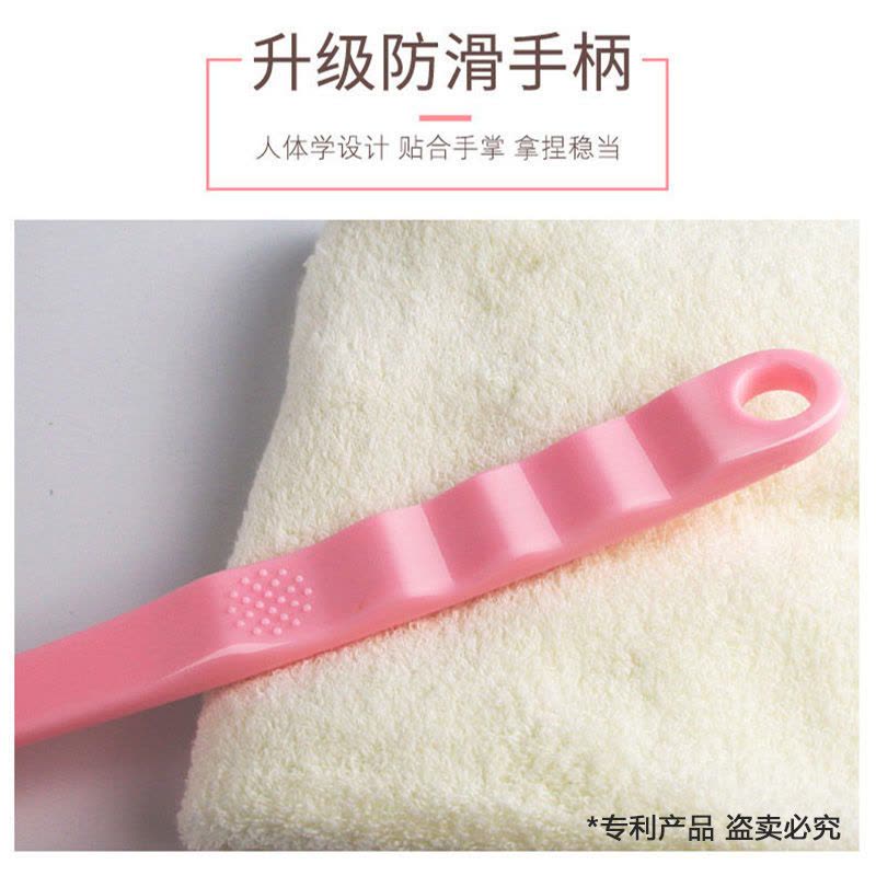 简约颜色随机一把[送1挂钩] [ ]搓澡神器洗澡刷长柄软毛浴刷搓背不求人搓泥洗澡神器图片