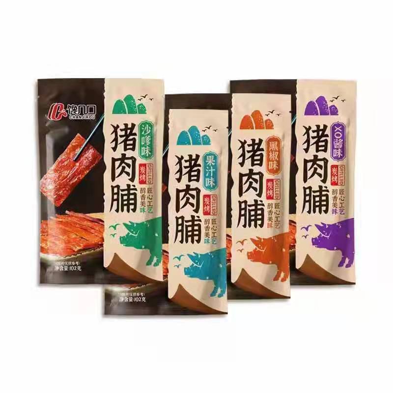 馋几口(CHANJIKOU) 猪肉脯多口味102克/袋