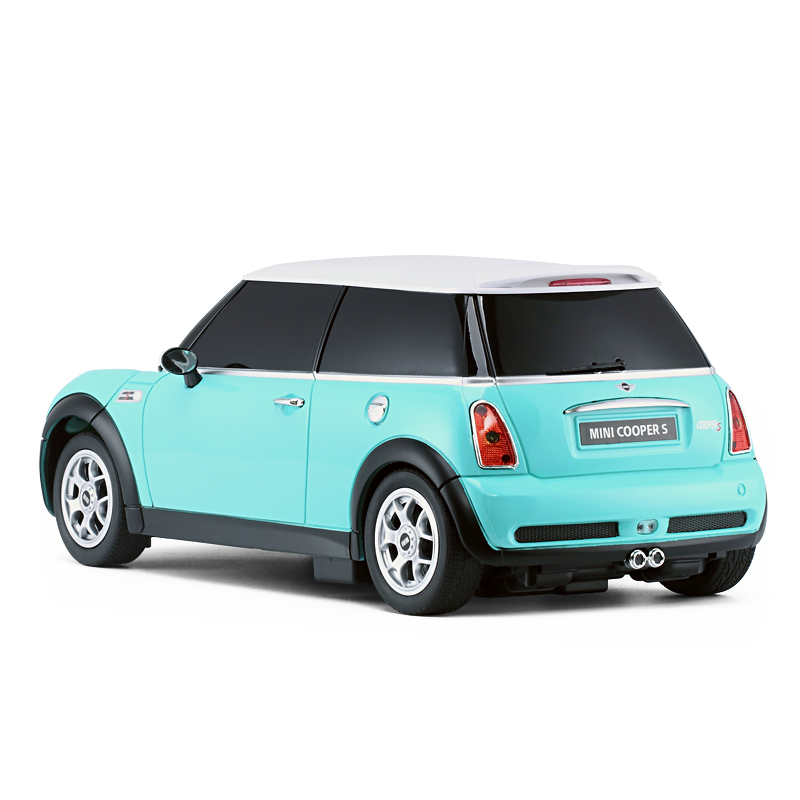 星辉(Rastar)宝马MINI电动遥控车儿童玩具1:14遥控汽车模型21800浅绿色 无线遥控 非充电