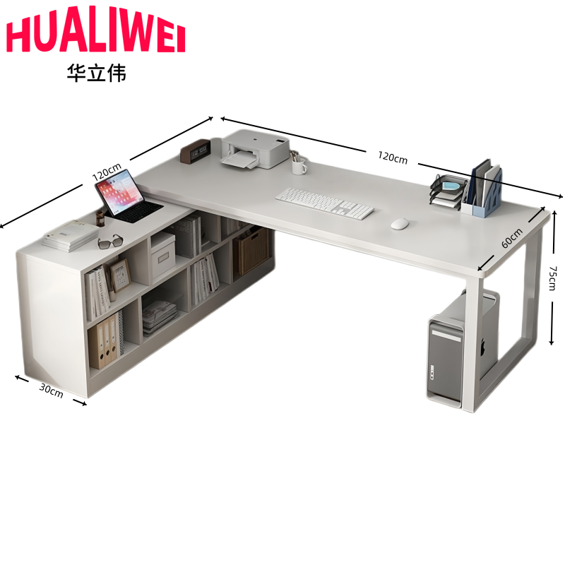 转角办公桌高清大图