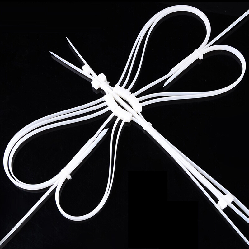 华丰巨箭huafengbigarrow白色尼龙扎带捆绑带理线带扎线带电工工具白