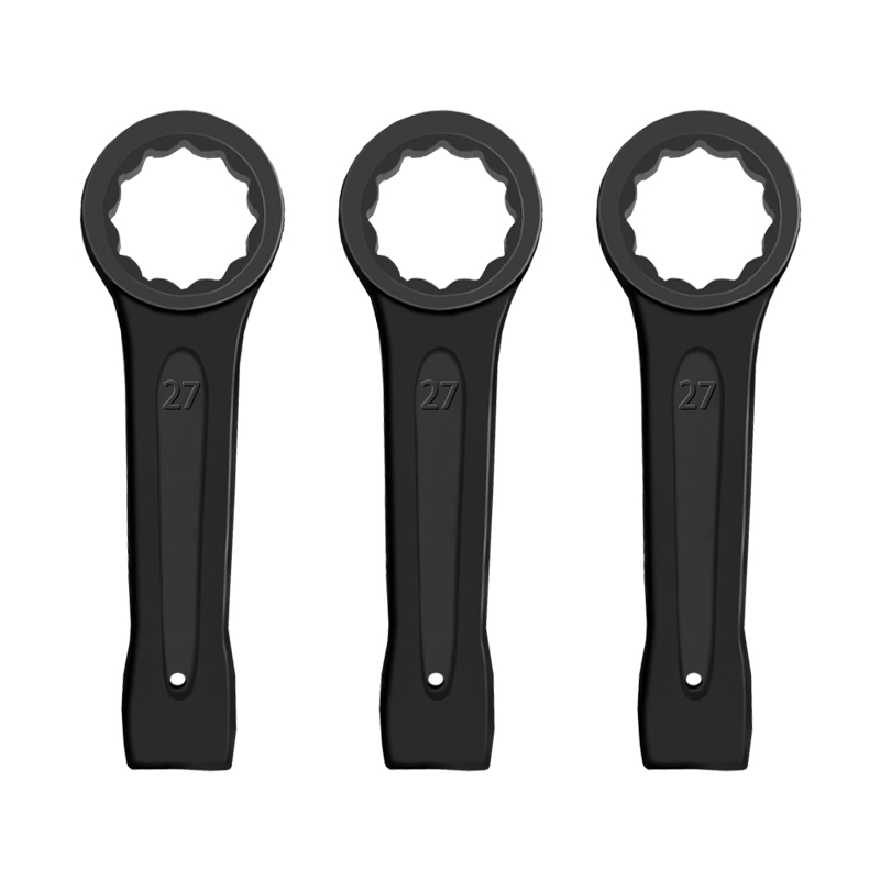 立伟铁牛敲击梅花扳手27mm/把高清大图