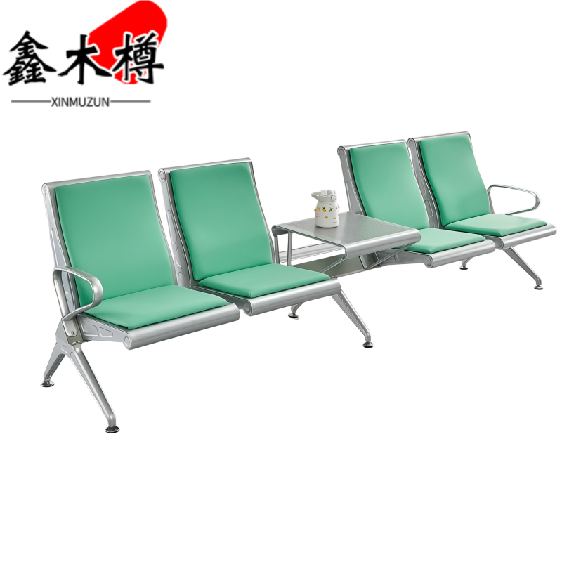 鑫木樽机场椅四人位张高清大图