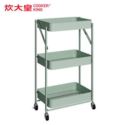 炊大皇(COOKER KING) 折叠收纳推车 （绿色）CA02MA
