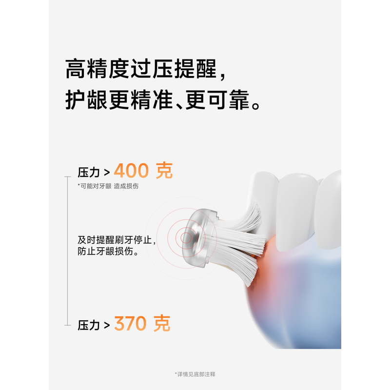 徕芬 扫振电动牙刷 i2 ABS 浅灰色高清大图