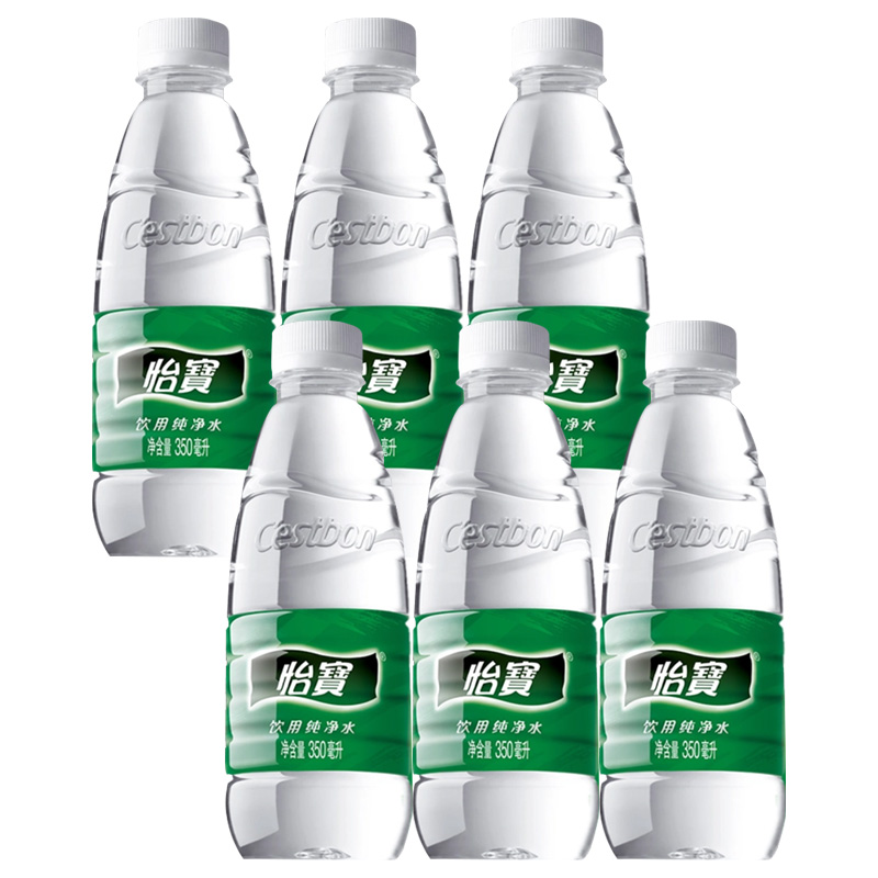 怡宝 纯净水350ml*6瓶 会议活动饮用水