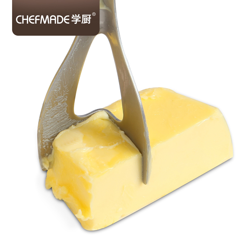 学厨CHEFMADE 不锈钢黄油刀 芝士奶酪黄油牛油分割刀 切片器 刮刀 黄油牛油 烘焙工具蛋糕模具厨房工具WK9290