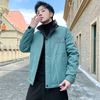 YUANSU外套男士韩版潮流羽绒棉服青少年高中学生帅气棉袄子潮牌立领棉衣棉衣