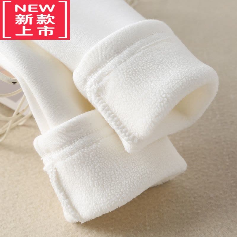 可莉允女童加绒加厚打底裤冬季儿童一体绒弹力休闲裤宝宝外穿保暖裤图片